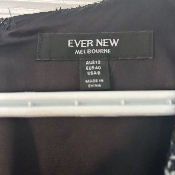 Ever New Celine Belted Bouclé Dress US 8 Tweed - Picture 3 of 3